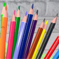 مداد رنگی 12 رنگ KMT جعبه مقوایی